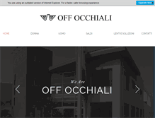 Tablet Screenshot of offocchiali.it